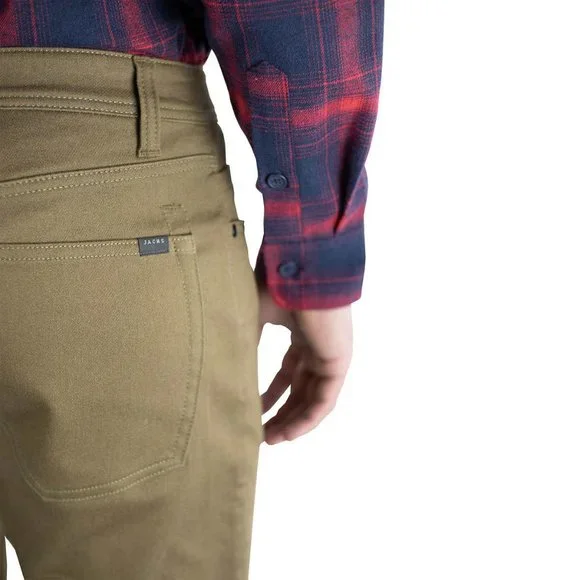 Jachs Men's 5 Pocket Stretch Tan Pant